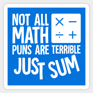 Not All Math Puns Are Terrible Just Sum Magnet